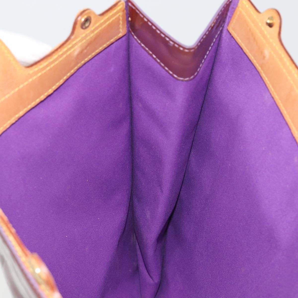 Louis Vuitton Stanton Monogram Vernis Purple Patent_Leather Tote Bag Bag (Pre-Owned)