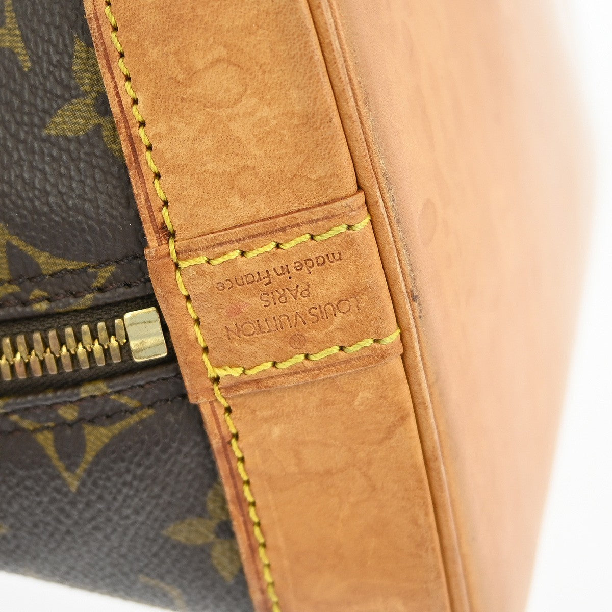 Louis Vuitton Alma Monogram Brown Canvas Handbag (Pre-Owned)