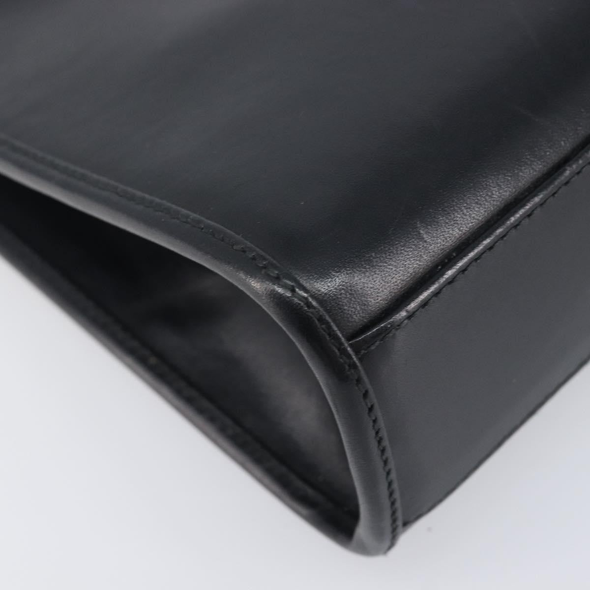 Gucci Jackie Leather Black Leather Tote Bag Bag (Pre-Owned)