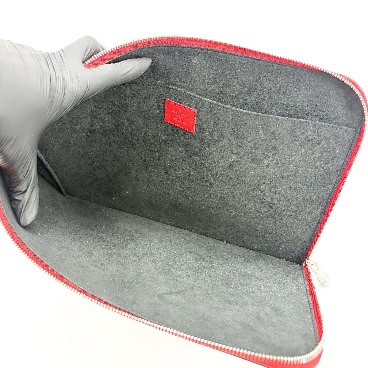 Louis Vuitton Pochette Jour Limited Edition Supreme Epi Leather Red Leather Clutche & Pouche Bag (Pre-Owned)