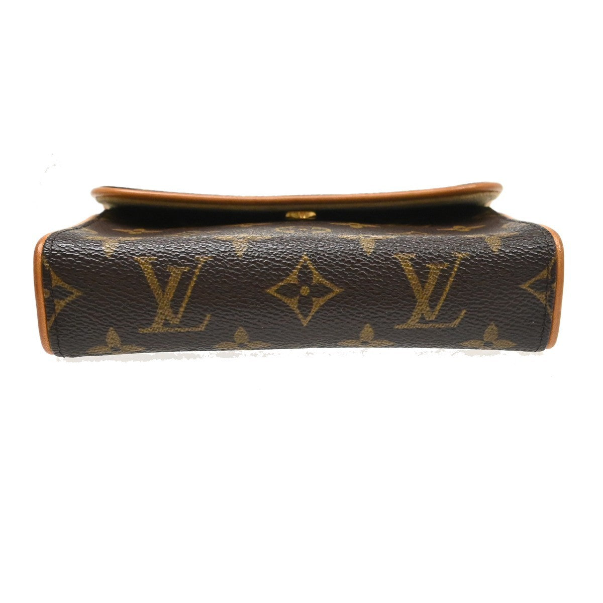Louis Vuitton Florentine Waist Monogram Canvas Brown Canvas Clutche & Pouche Bag (Pre-Owned)