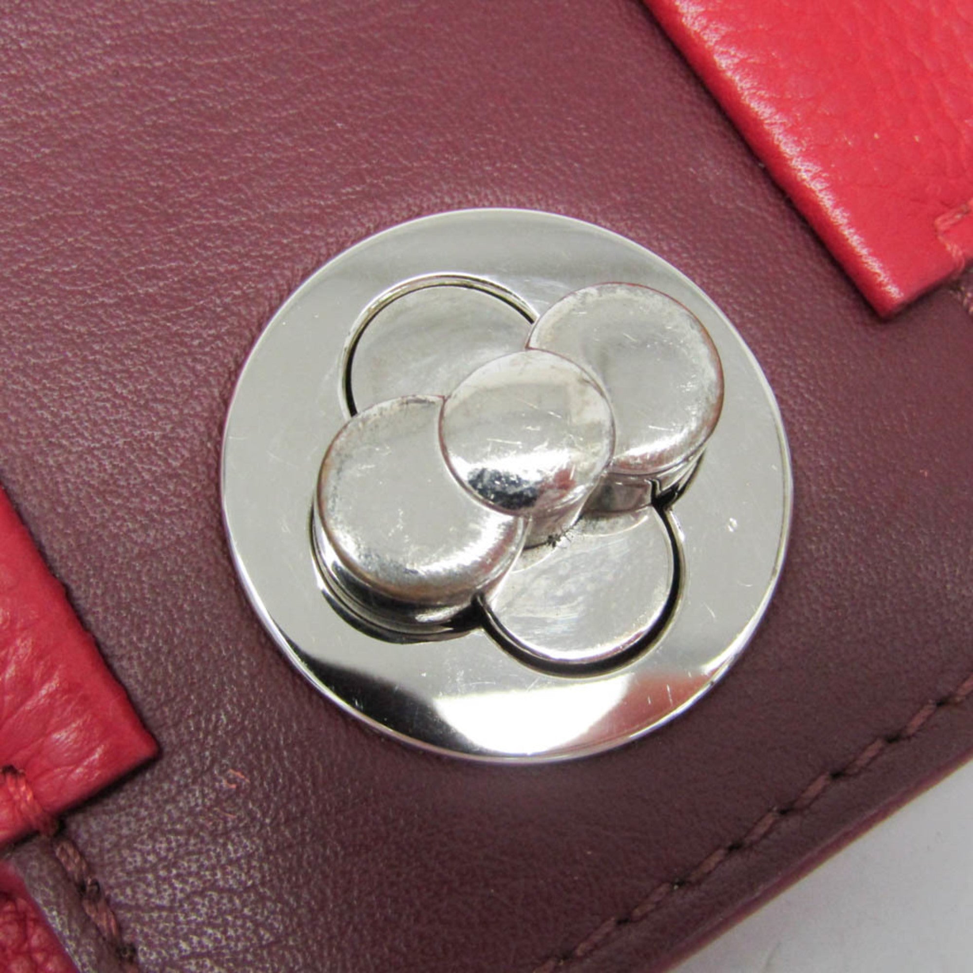 Louis Vuitton Astrid Leather Red Leather Handbag (Pre-Owned)