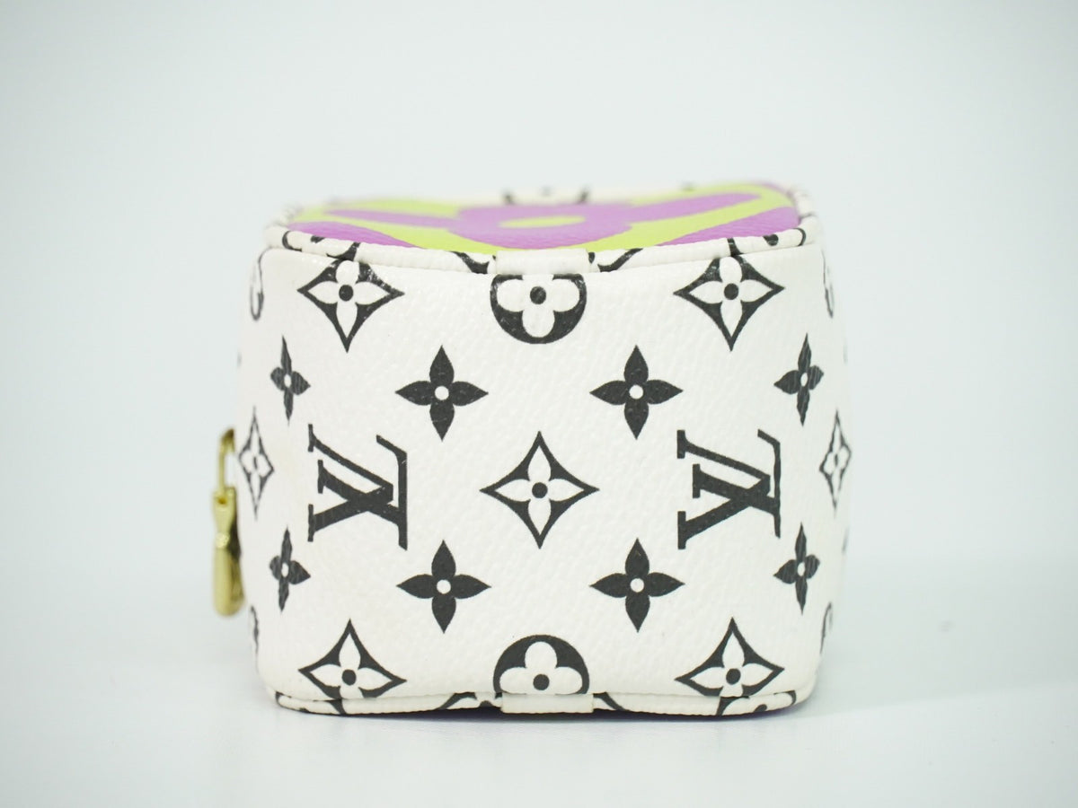 Louis Vuitton Cube Coin Purse Limited Edition Colored Monogram Giant Multicolour Canvas Clutche & Pouche Bag (Pre-Owned)