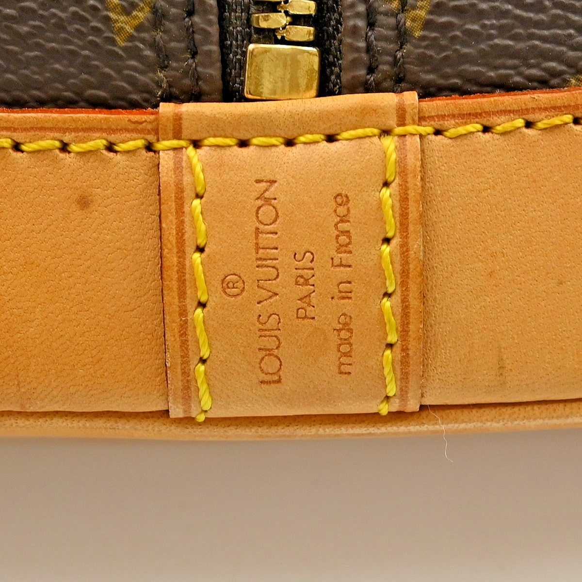 Louis Vuitton Alma Monogram Brown Canvas Handbag (Pre-Owned)