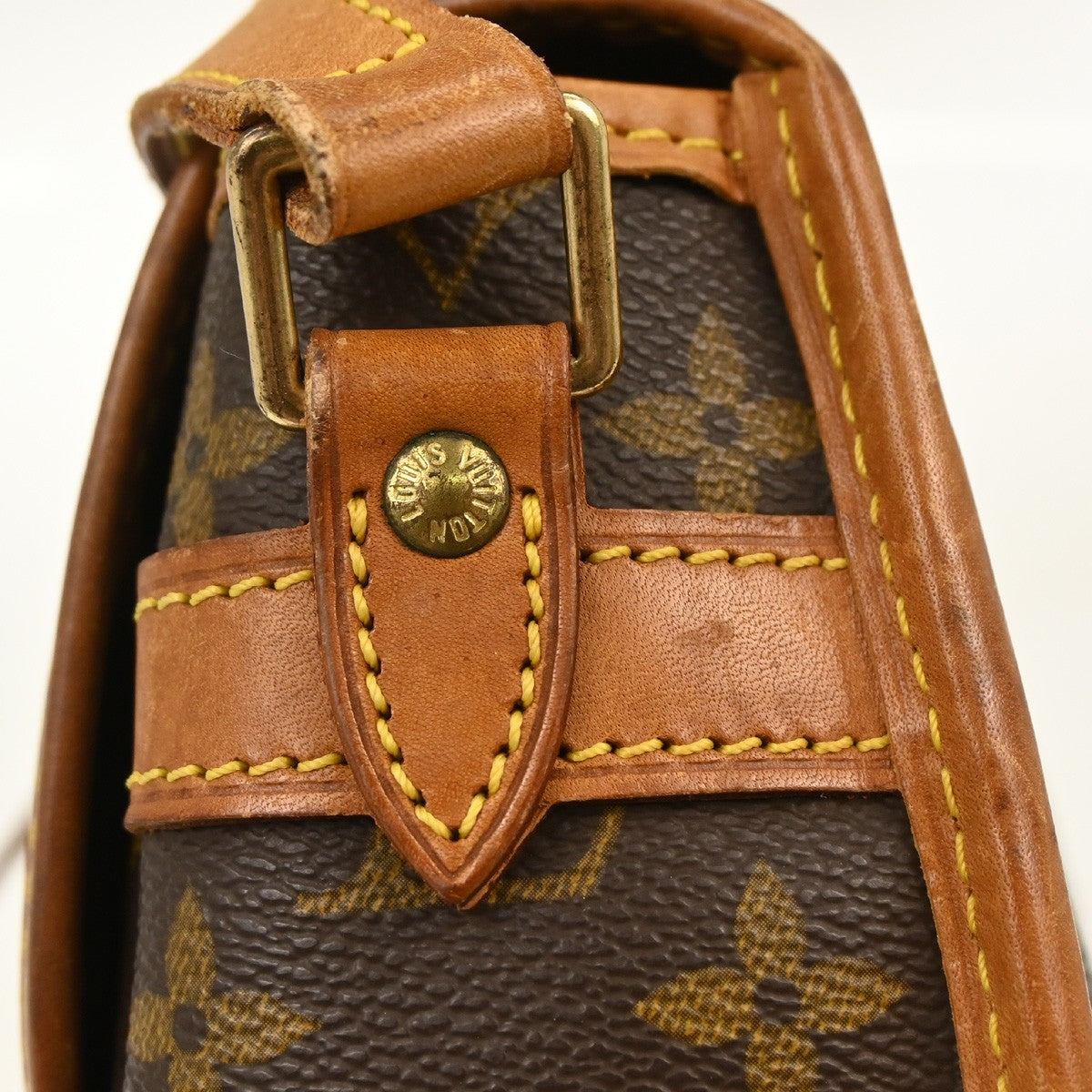 Louis Vuitton Sologne Monogram Brown Canvas Shoulder Bag Bag (Pre-Owned)