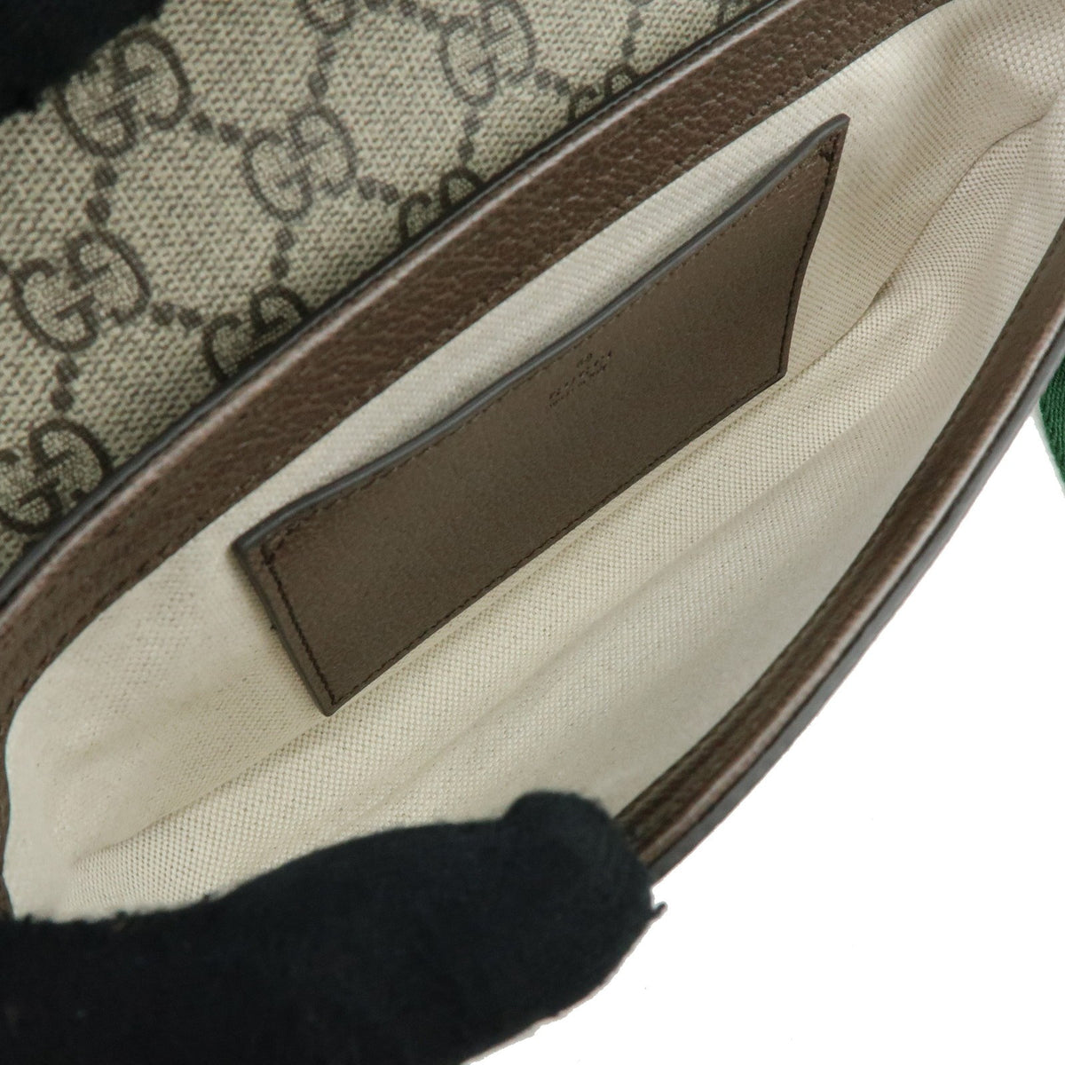 Gucci Ophidia Envelope Flap Gg Coated Canvas Beige Canvas Shoulder Bag Bag (Pre-Owned)