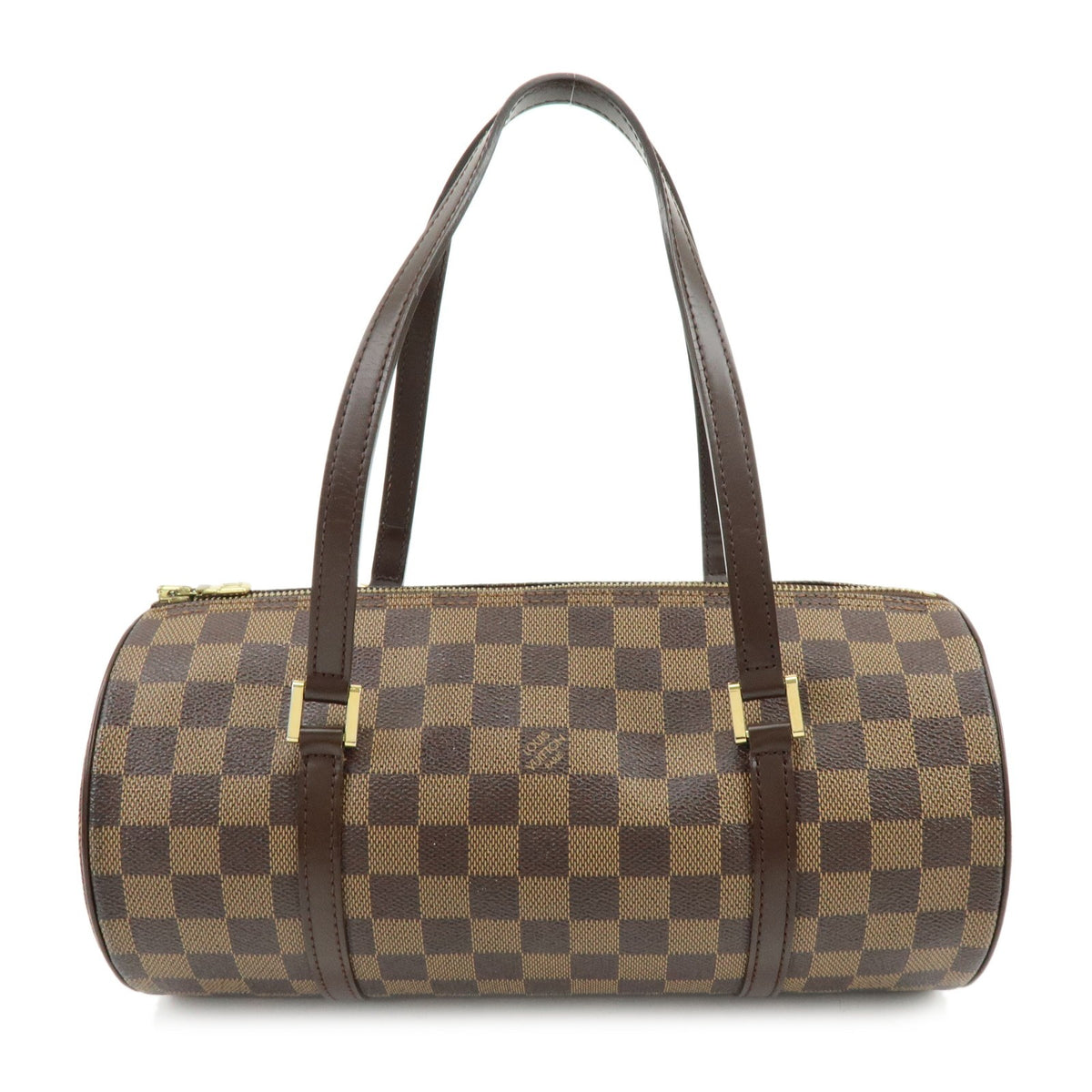 Louis Vuitton Papillon Damier Ebene Brown Canvas Handbag (Pre-Owned)