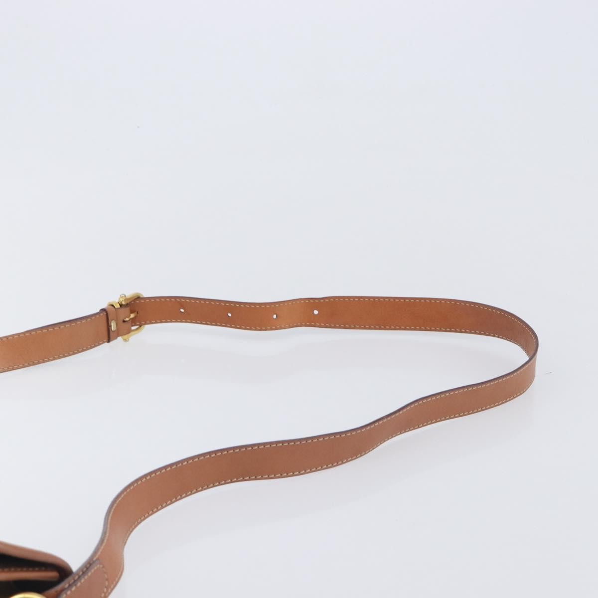 Celine Macadam Shoulder Canvas Beige Canvas Crossbody Bag Bag (Pre-Owned)