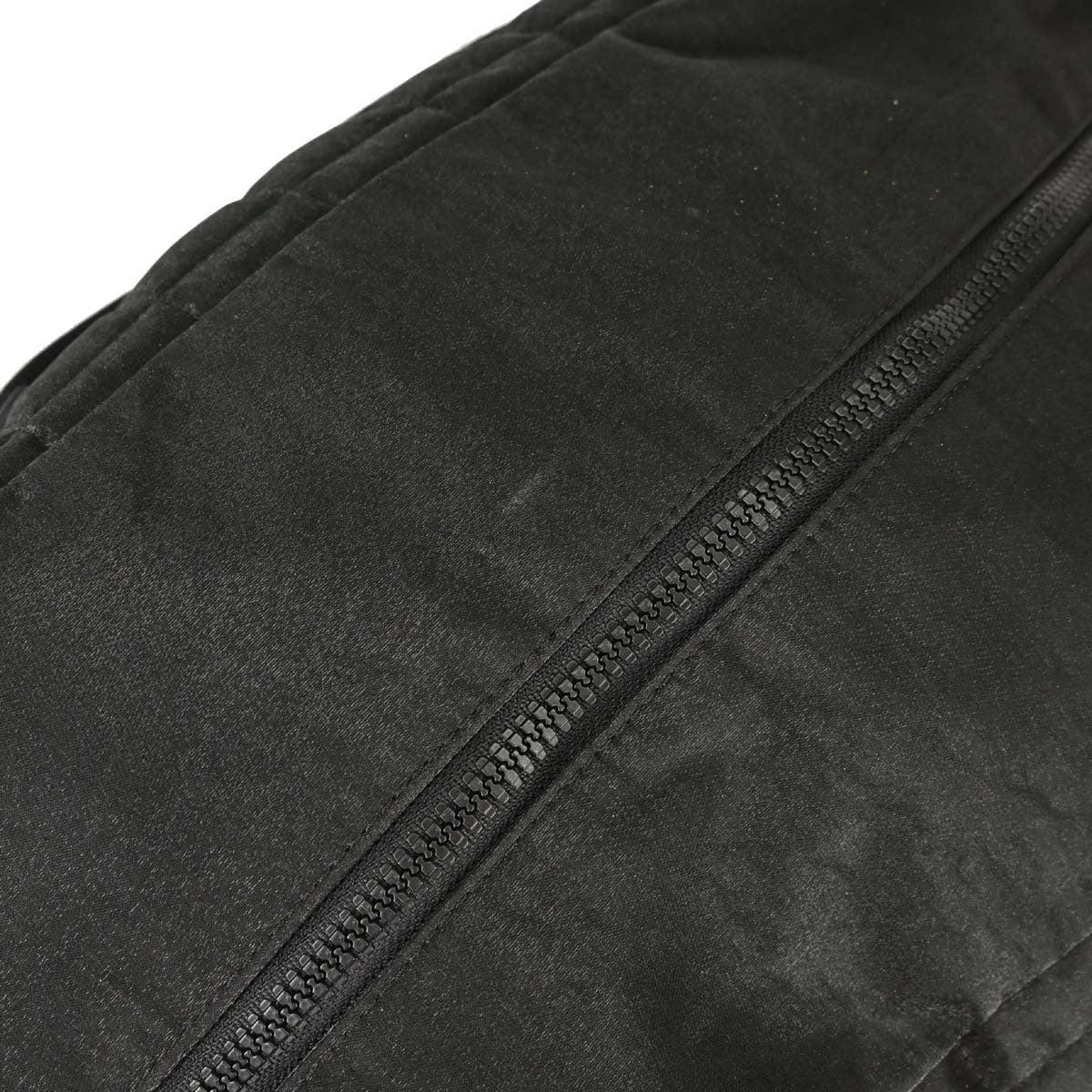 Chanel Sport Line Double Pocket Duffle Quilted Nylon Black Nylon Handbag (Pre-Owned)