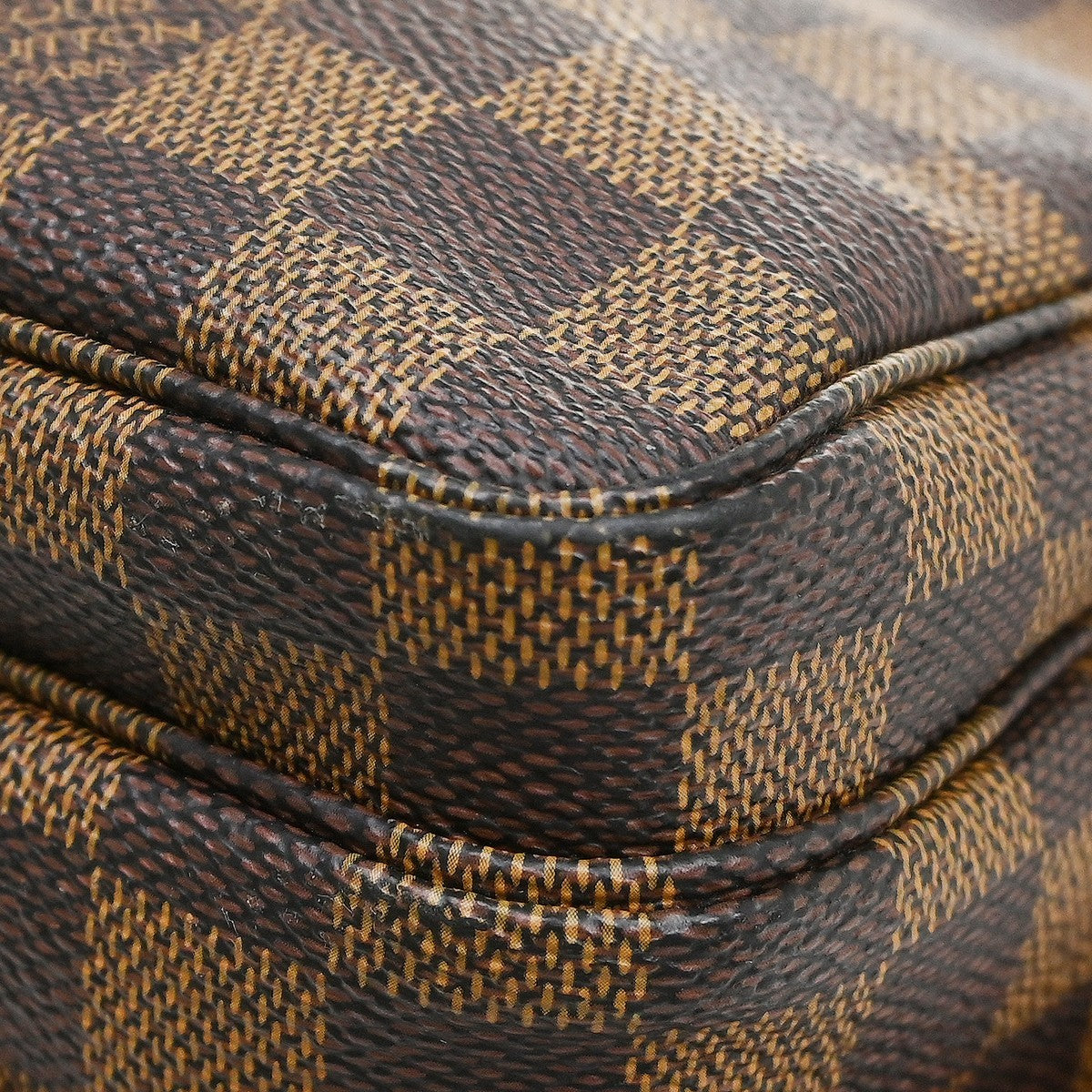 Louis Vuitton Naviglio Damier Brown Canvas Shoulder Bag Bag (Pre-Owned)