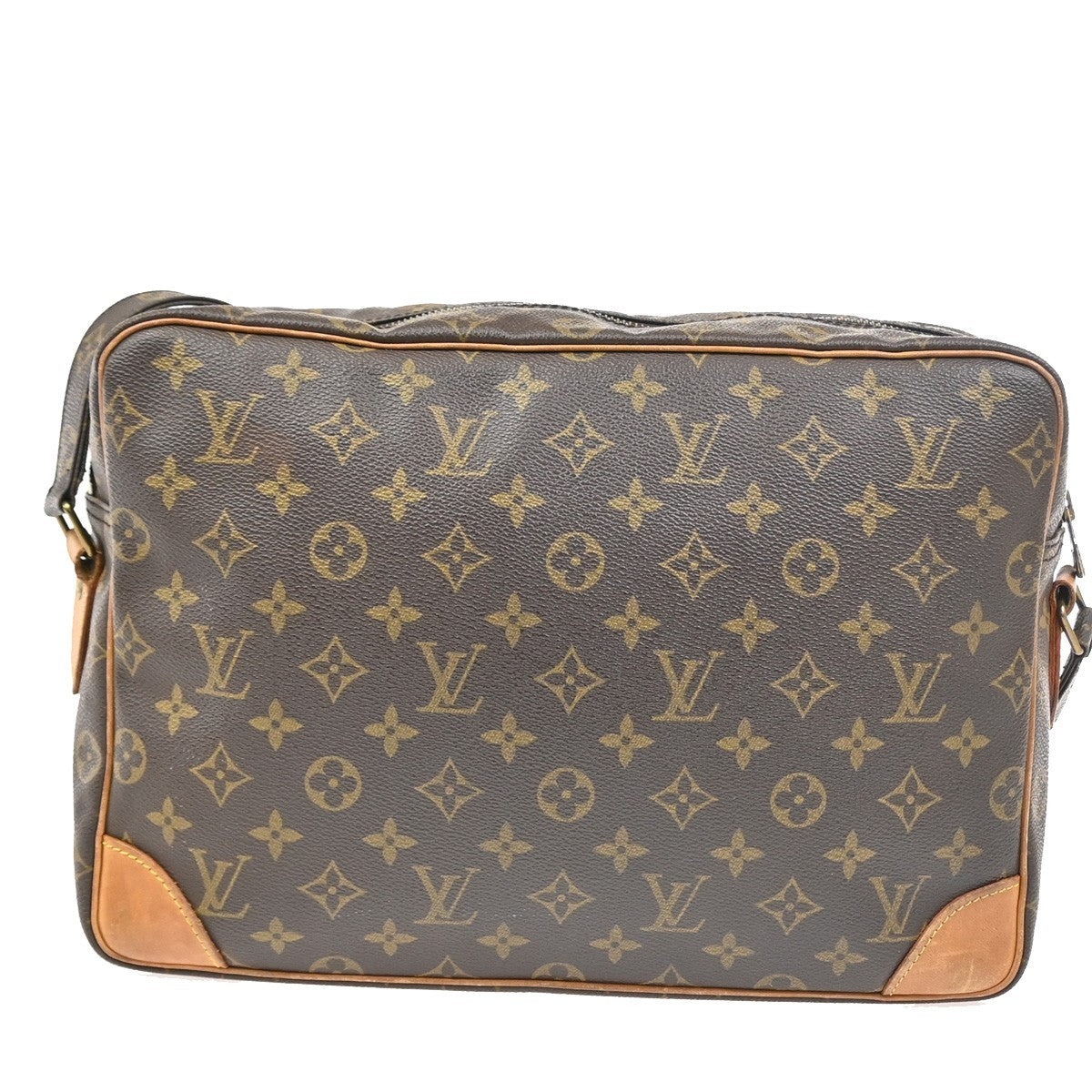 Louis Vuitton Nil Shoulder Bag Monogram Canvas Brown Canvas Shoulder Bag Bag (Pre-Owned)