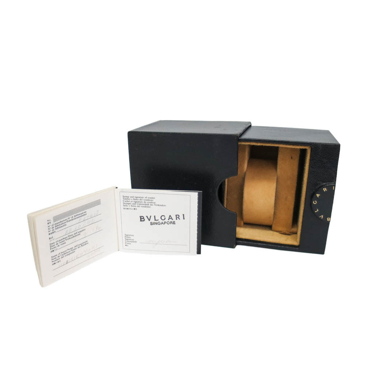 Bvlgari Bvlgari Quartz Stainless Steel And Yellow Gold Watch (Pre-Owned)