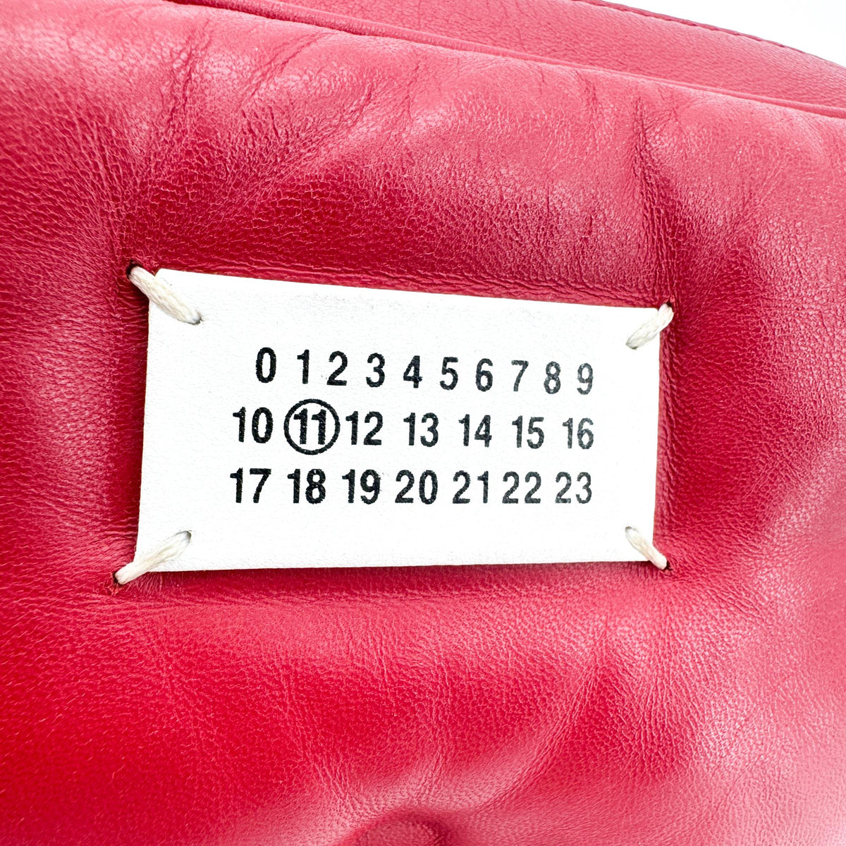 Maison Margiela Glam Slam Small Camera Bag Leather Red Leather Shoulder Bag Bag (Pre-Owned)