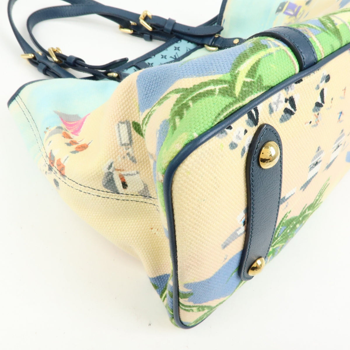 Louis Vuitton Ailleurs Cabas Limited Edition Printed Canvas Multicolour Canvas Tote Bag Bag (Pre-Owned)