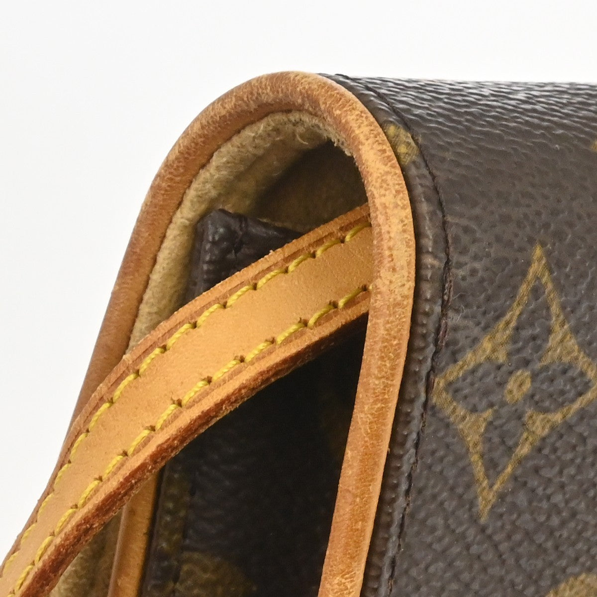 Louis Vuitton Twin Monogram Brown Canvas Clutche & Pouche Bag (Pre-Owned)