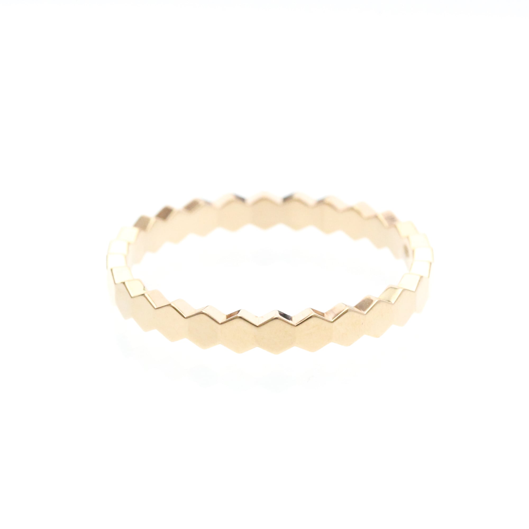 Chaumet Bee My Love Band 18K Rose Gold Gold Pink_Gold Ring Jewelry (Pre-Owned)