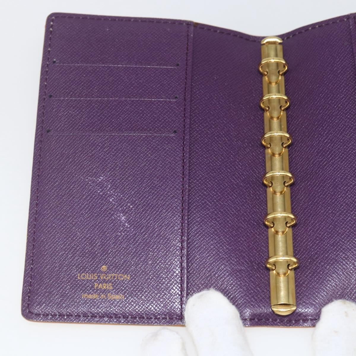 Louis Vuitton Agenda Cover Epi Leather Yellow Leather Wallets Accessory (Pre-Owned)