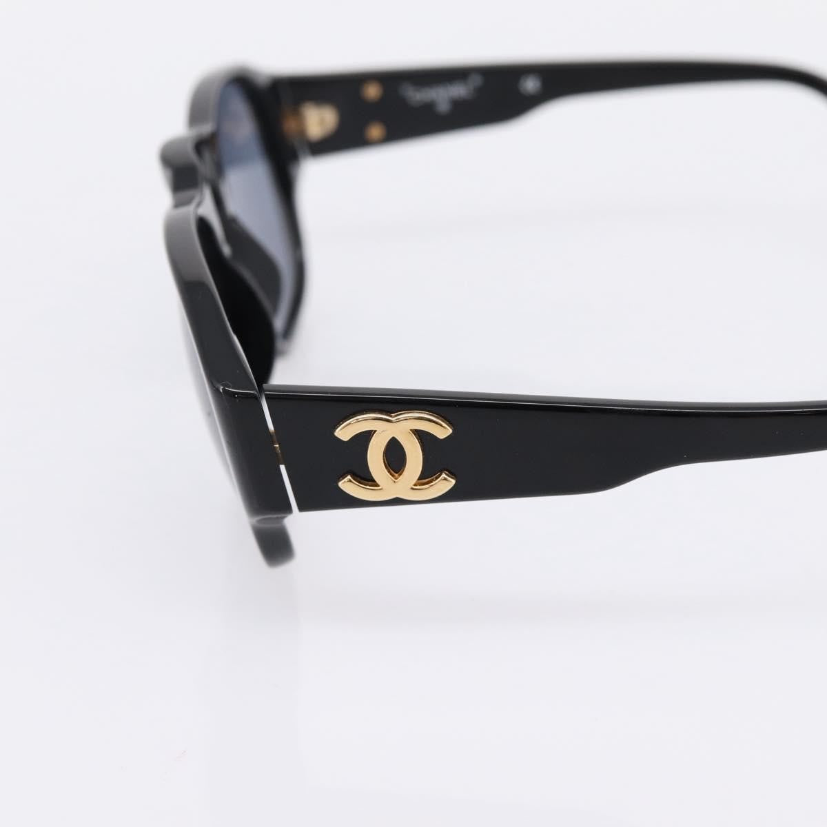 Chanel Logo Cc Plastic Black Plastic Sunglasse Accessory (Pre-Owned)