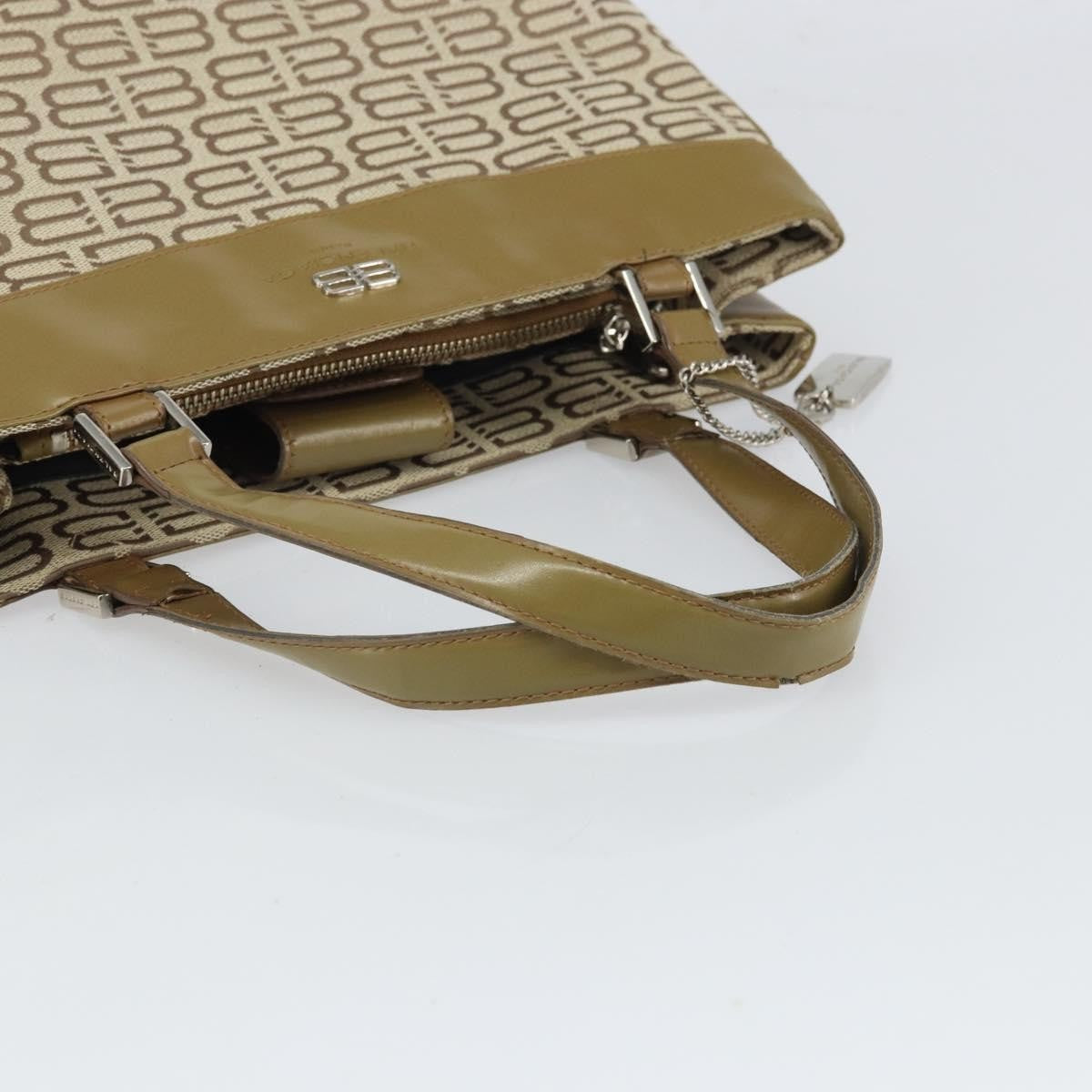 Balenciaga Vintage Canvas Beige Canvas Handbag (Pre-Owned)