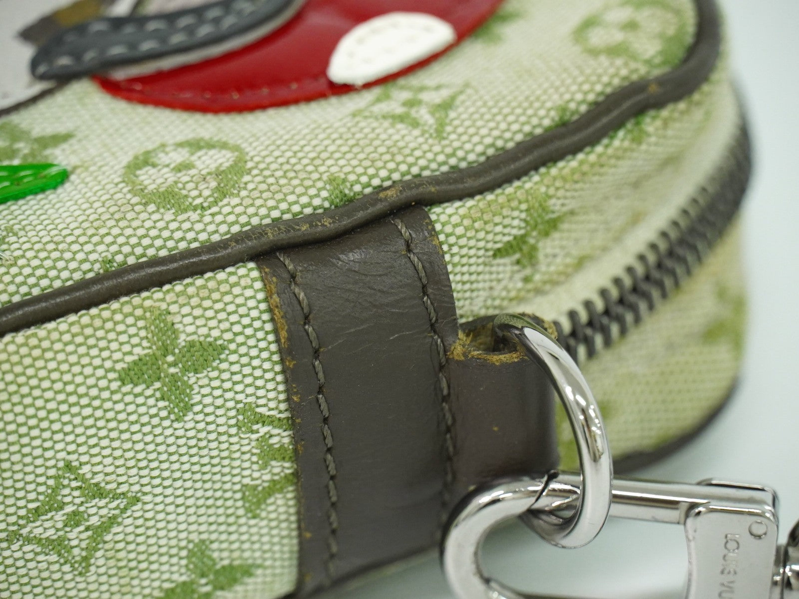 Louis Vuitton Conte De Fees Pochette Monogram Patchwork Khaki Canvas Shoulder Bag Bag (Pre-Owned)