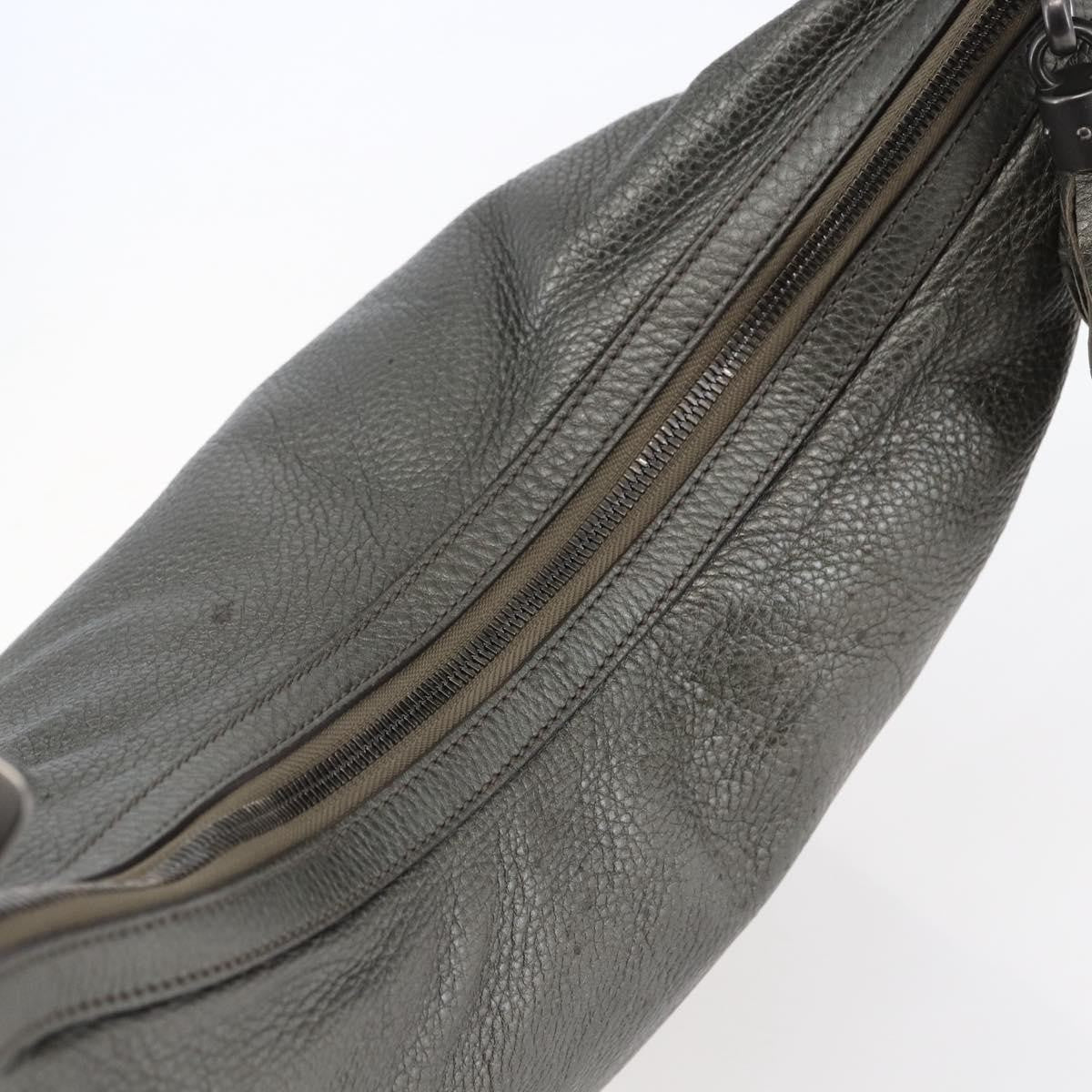 Gucci Soho Chain Hobo Leather Silver Leather Shoulder Bag Bag (Pre-Owned)