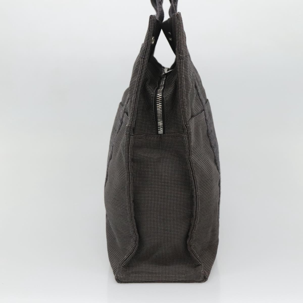 Hermes Fourre Tout Toile Gray Canvas Tote Bag Bag (Pre-Owned)