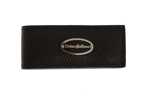 Dolce & Gabbana Elegant Brown Leather Money Men's Clip
