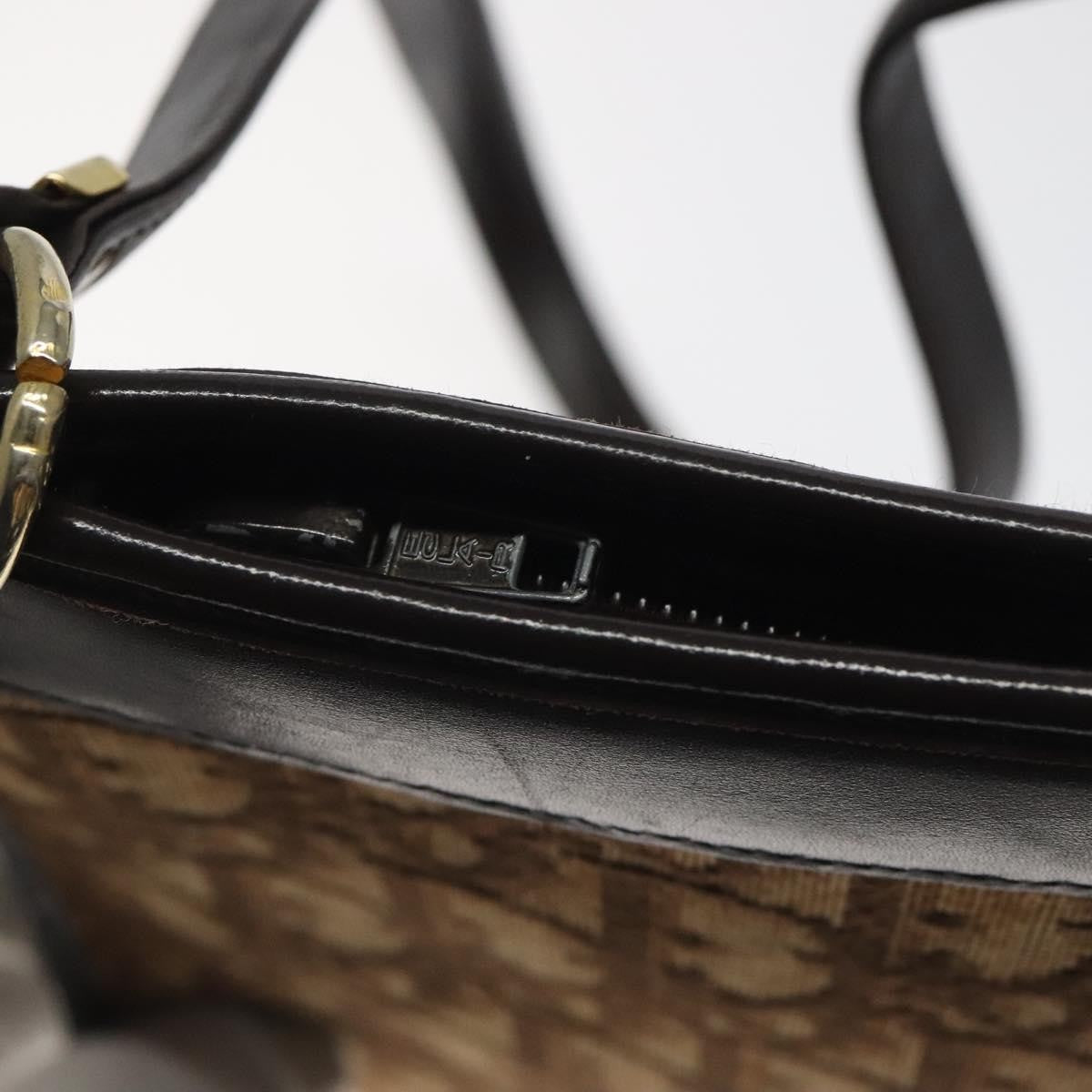 Christian Dior Vintage Trotter Canvas Brown Canvas Shoulder Bag Bag (Pre-Owned)