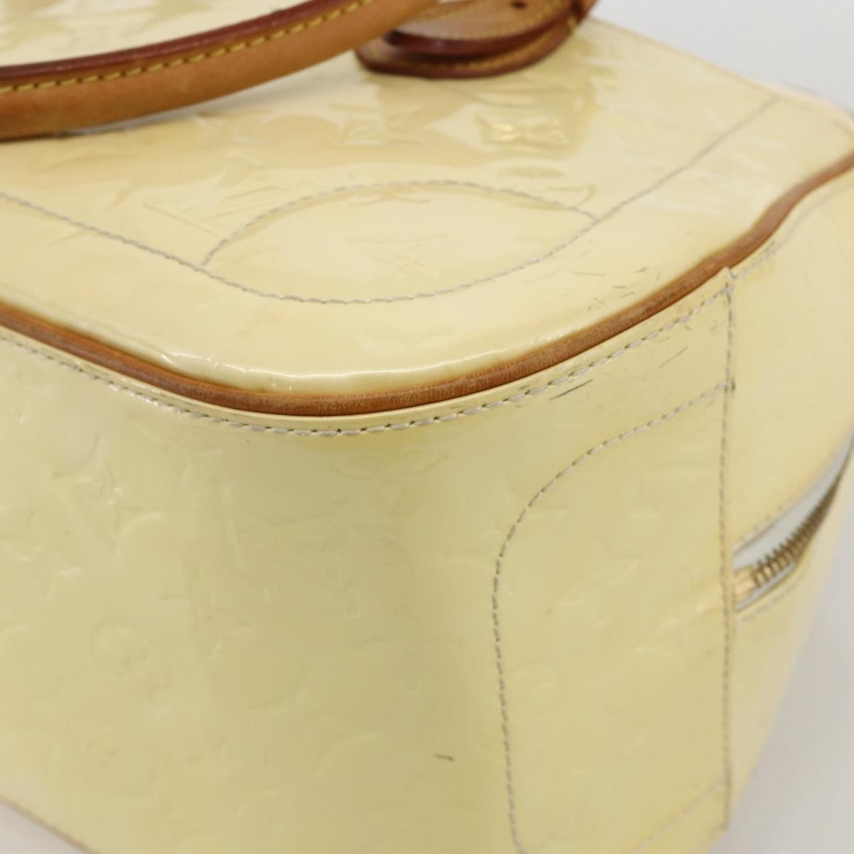 Louis Vuitton Summit Drive Monogram Vernis Yellow Patent_Leather Handbag (Pre-Owned)