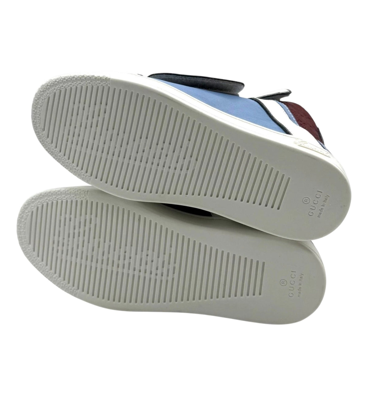 Gucci Kids Coda Pop High-top White Leather Sneakers (30 EU / 12.5 US)