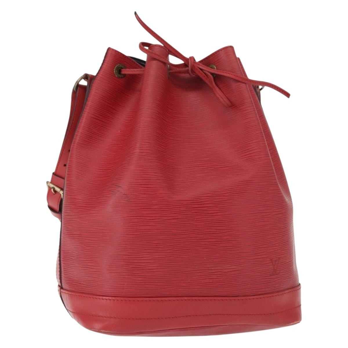 Louis Vuitton Noe Epi Leather Red Leather Shoulder Bag Bag (Pre-Owned)