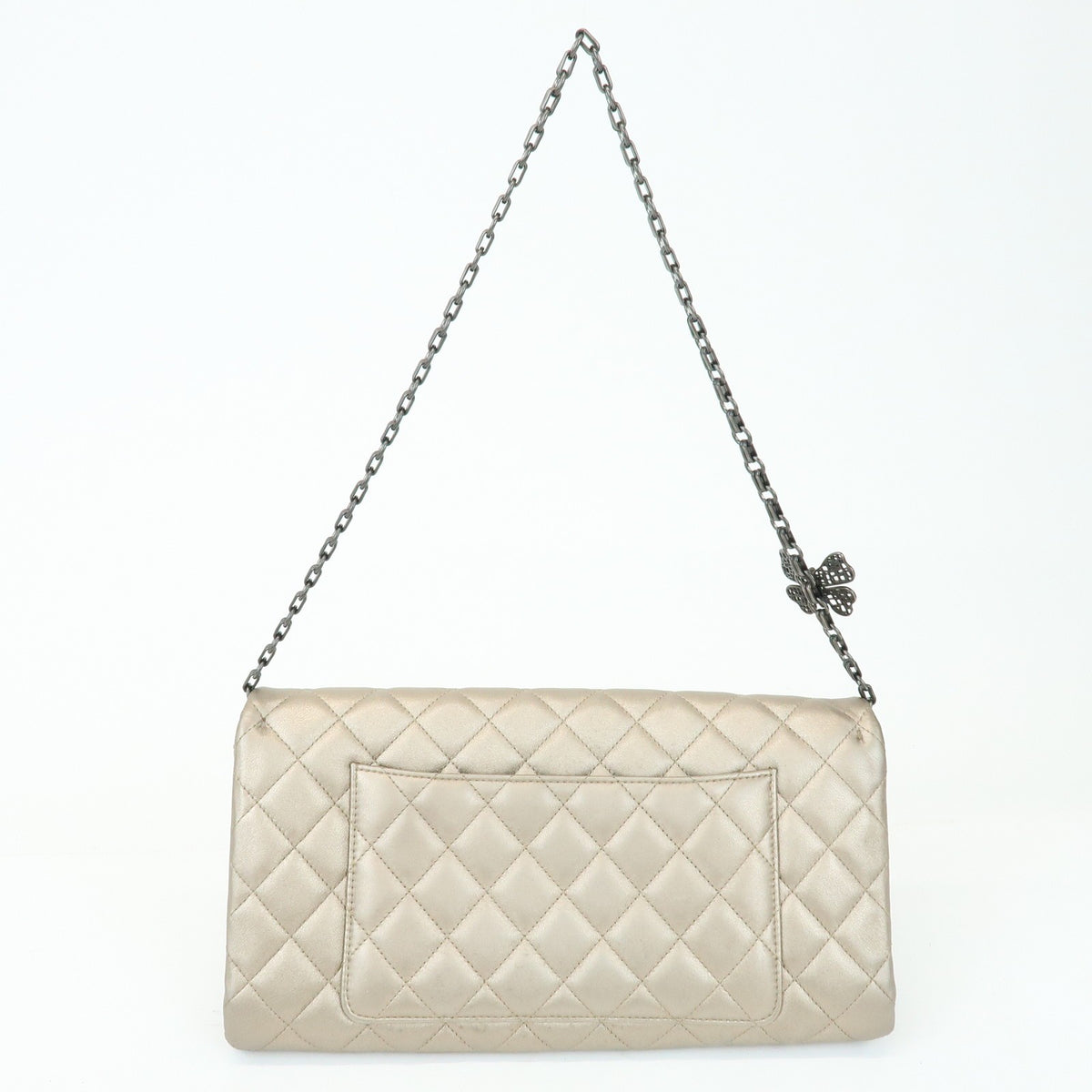 Chanel Butterfly Chain Clutch Quilted Lambskin Other Leather Clutche & Pouche Bag (Pre-Owned)