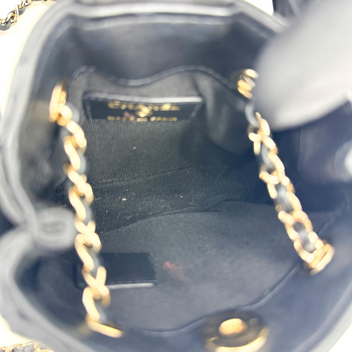 Chanel Cc Square Clutch With Chain Quilted Lambskin Black Leather Clutche & Pouche Bag (Pre-Owned)