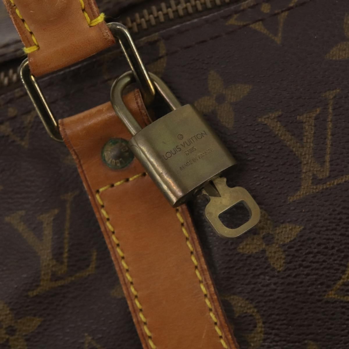 Louis Vuitton Keepall Monogram Canvas Brown Canvas Travel Bag Bag (Pre-Owned)