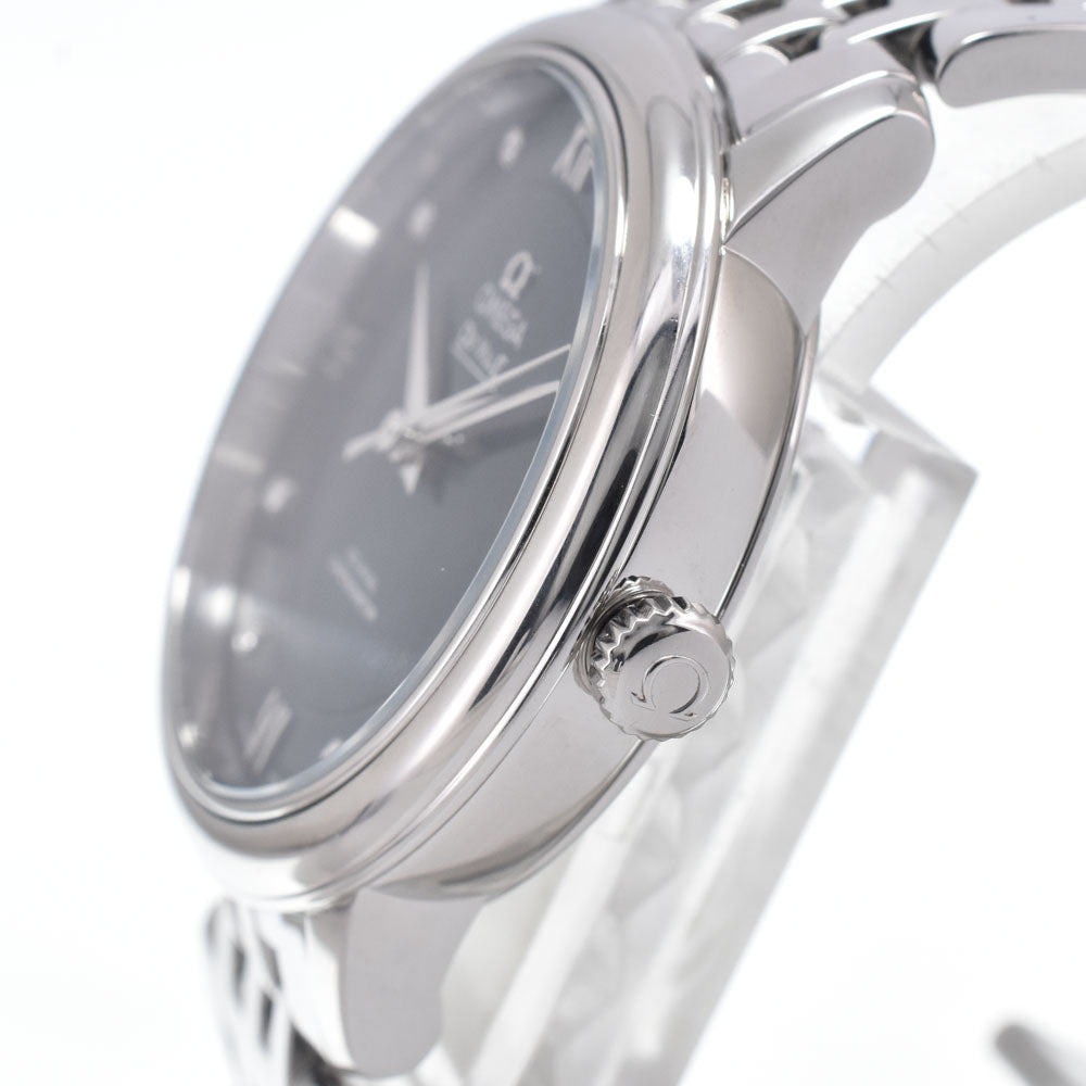 Omega De Ville Prestige Co-Axial Chronometer Automatic Stainless Steel With Diamond Markers Watch (Pre-Owned)