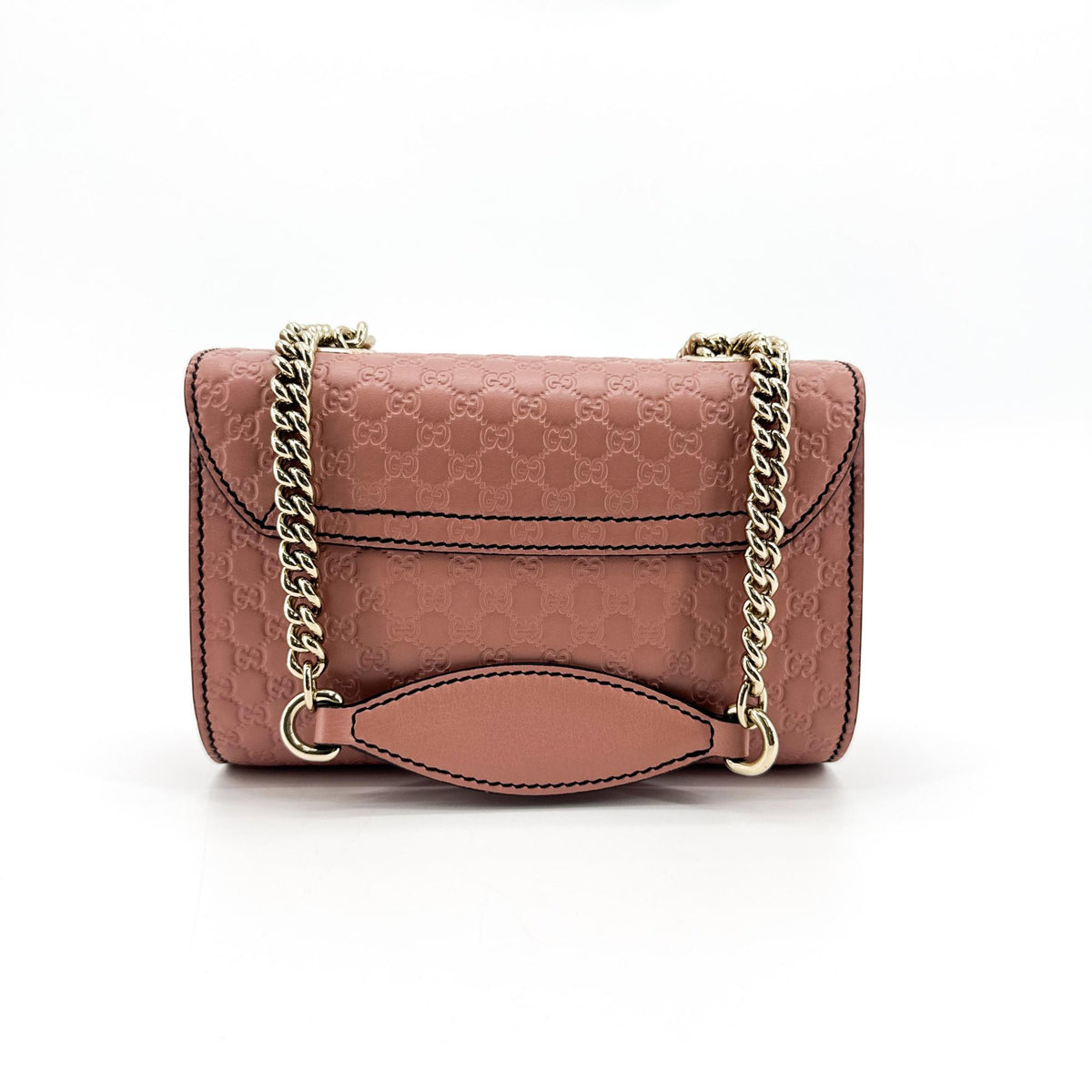 Gucci Emily Chain Flap Guccissima Leather Pink Leather Shoulder Bag Bag (Pre-Owned)
