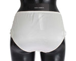 Dolce & Gabbana Elegant White Silk Blend Women's Underwear