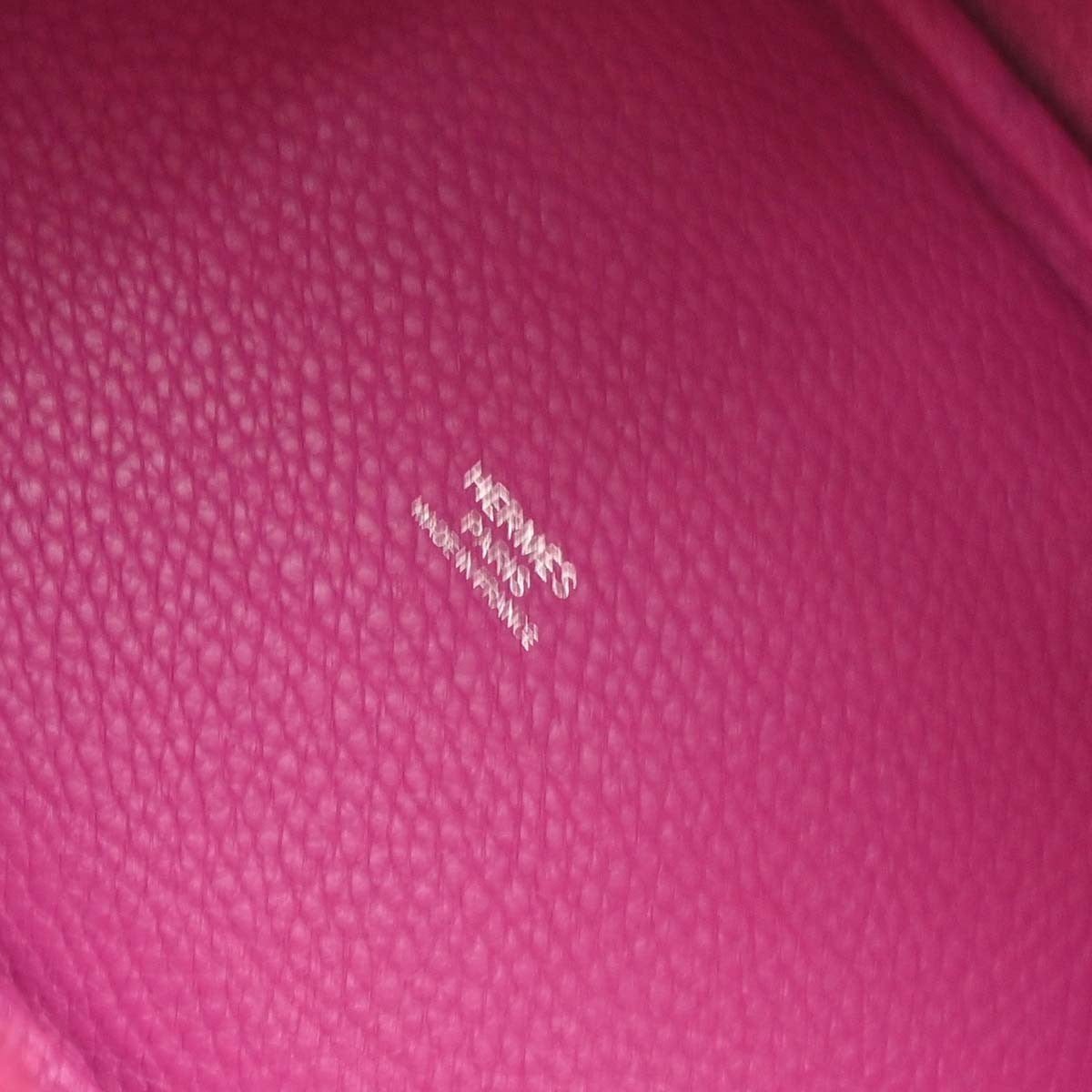 Hermes Picotin Lock Clemence Pink Leather Handbag (Pre-Owned)