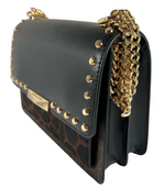 Michael Kors Jade Gusset Leather Convertible Crossbody Shoulder Bag