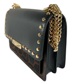 Michael Kors Jade Gusset Leather Convertible Crossbody Shoulder Bag