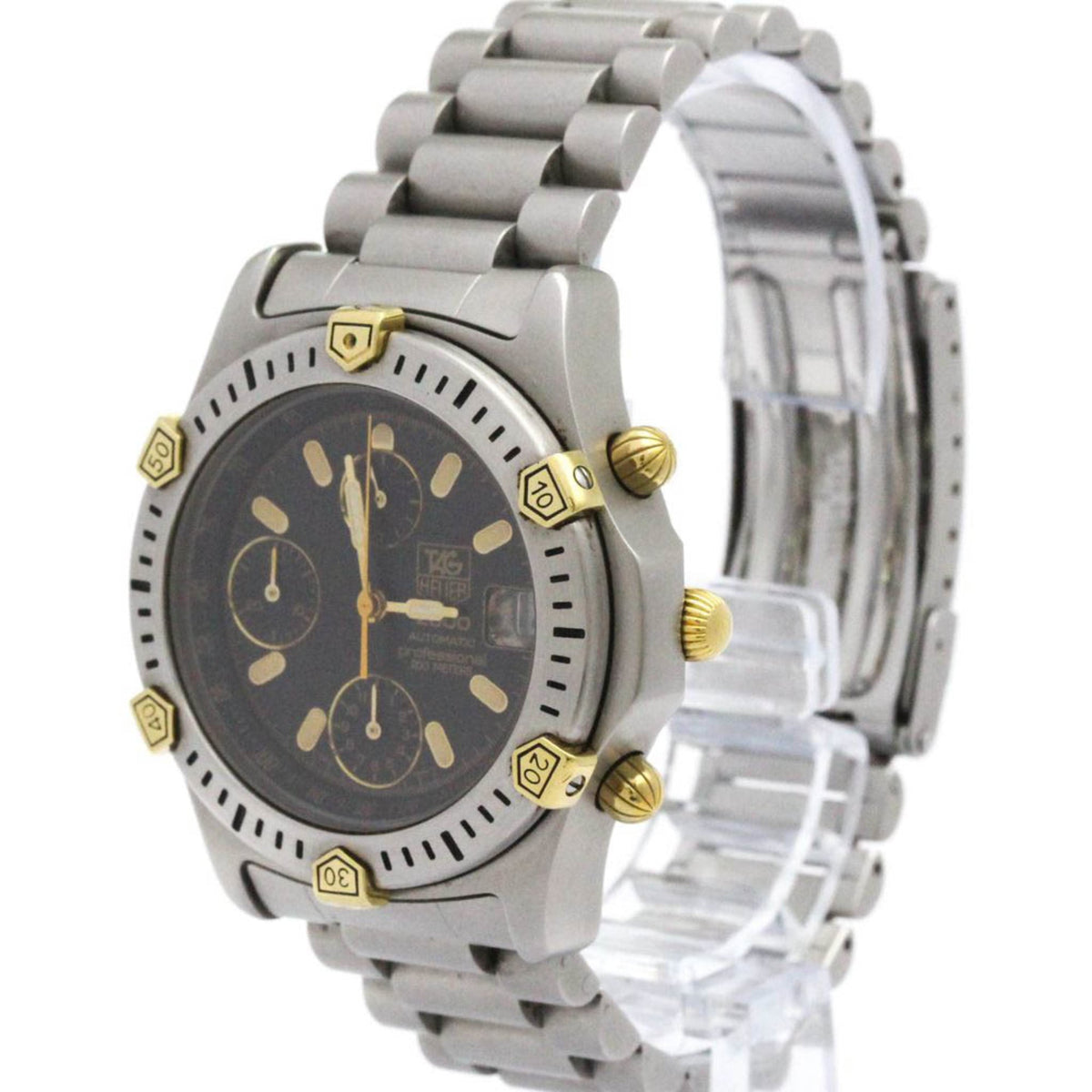Tag Heuer 2000 Chronograph Automatic Stainless Steel Watch (Pre-Owned)