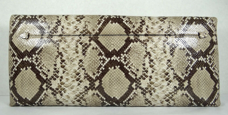 Coach The Large Clutchable in Python Print Leather Bag