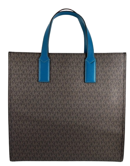 Michael Kors Women's Kenly MK Signature Shoulder Tote Bag