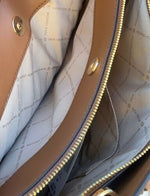 Michael Kors Hope Large Leather Satchel Messenger Bag