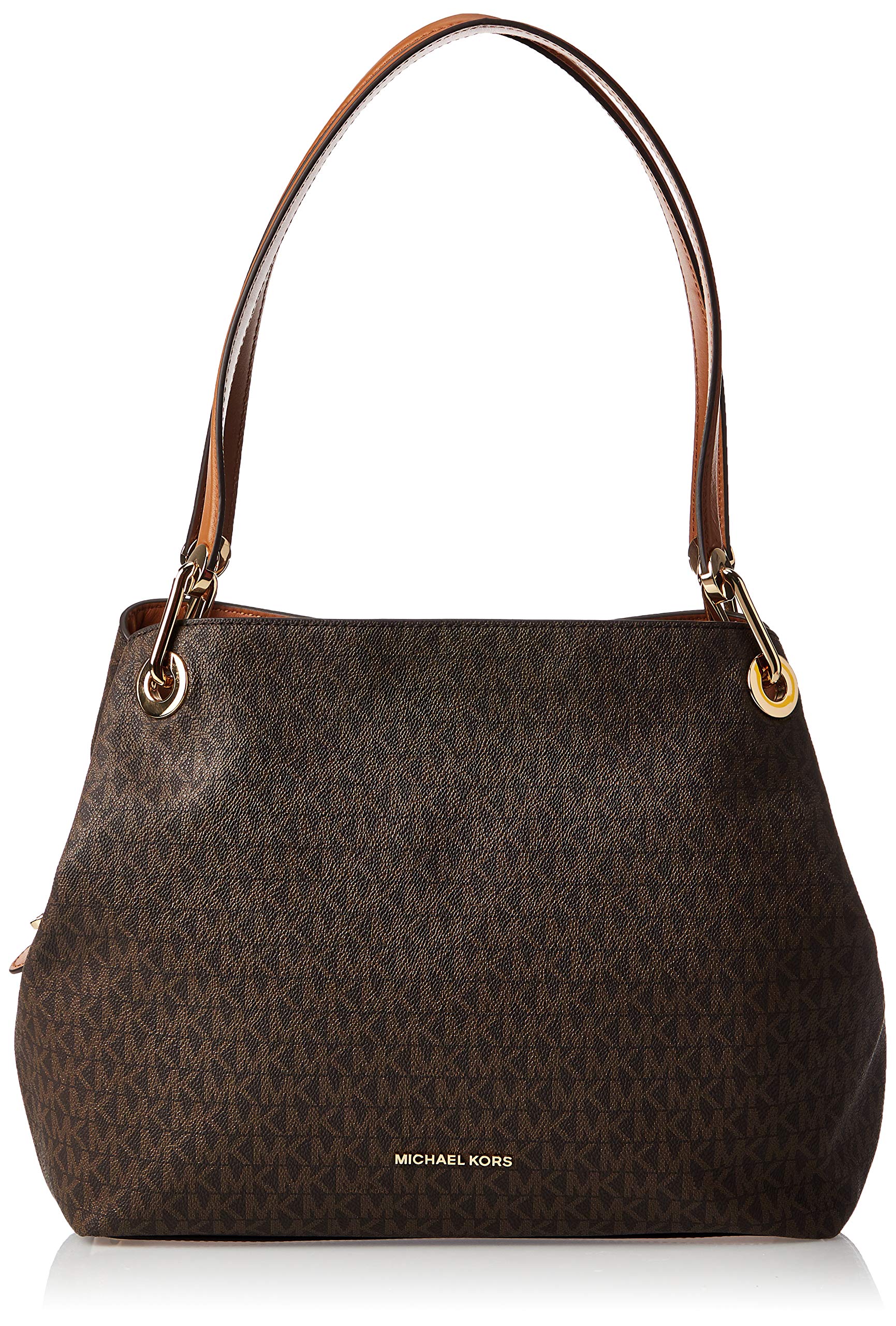 Michael Kors Women's Raven MK Signature Shoulder Tote Bag