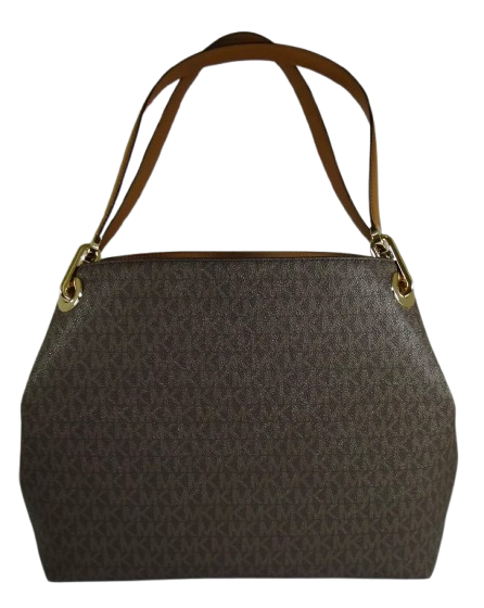 Michael Kors Women's Raven MK Signature Shoulder Tote Bag