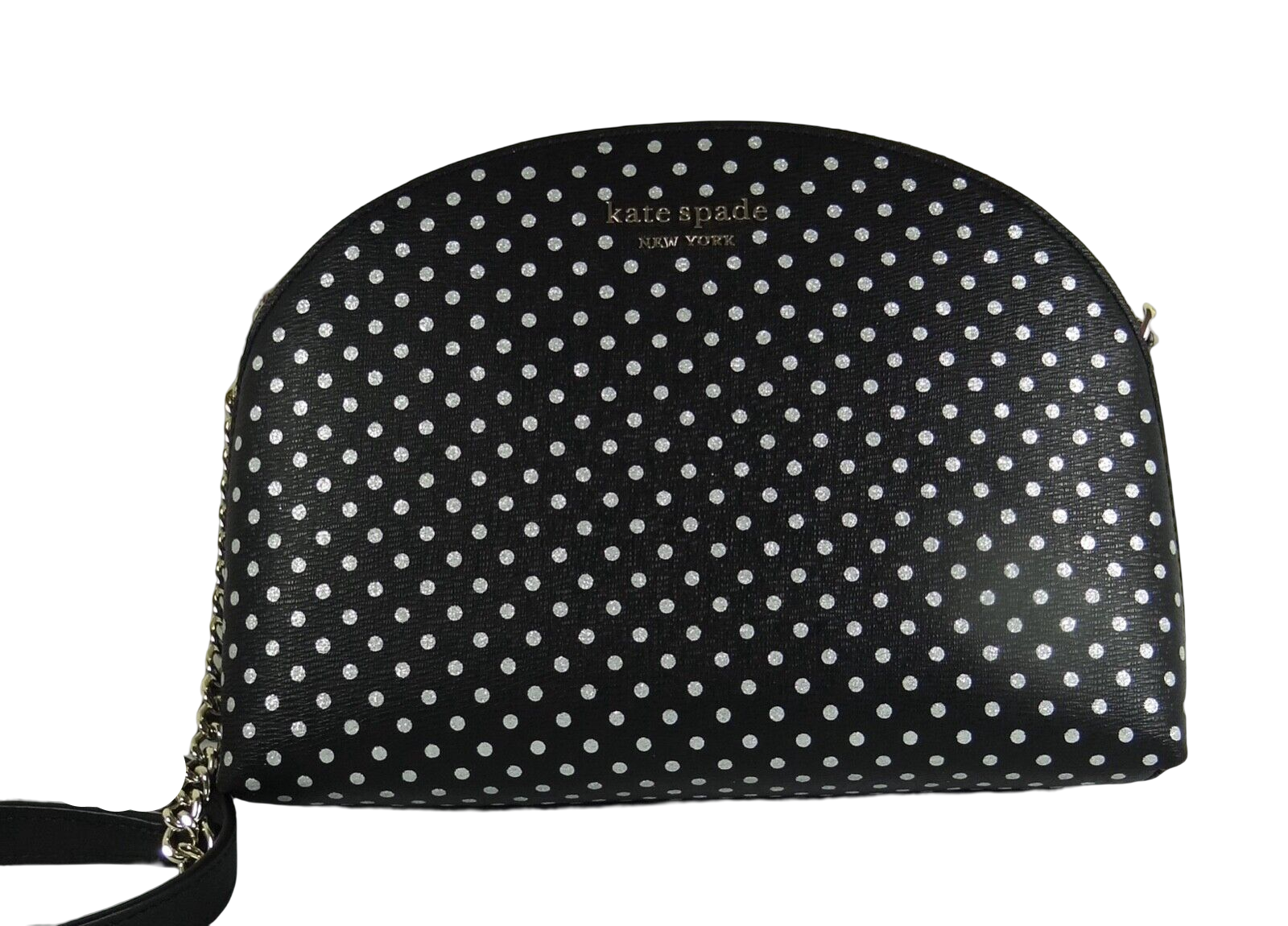 New Kate Spade Small Dome Crossbody Smooth PVC Purse Handbag