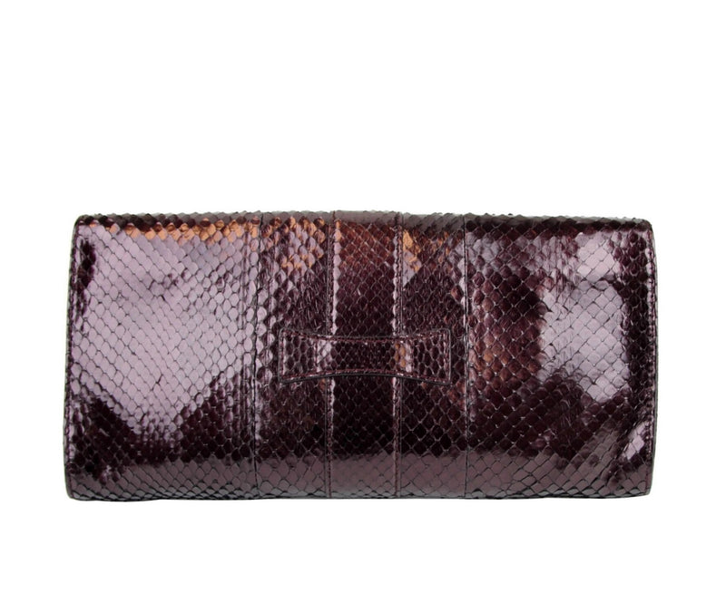 Gucci Women's Python Soft Stirrup Clutch Bag 304719