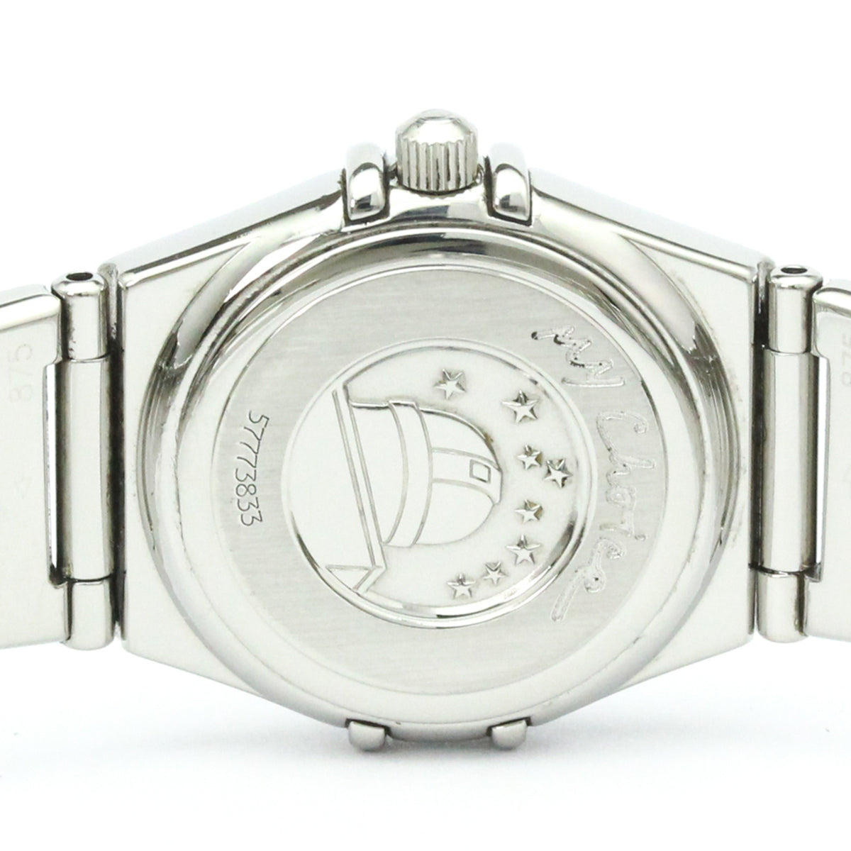 Omega Constellation Quartz Stainless Steel With Diamond Markers And Mother Of Pearl Watch (Pre-Owned)
