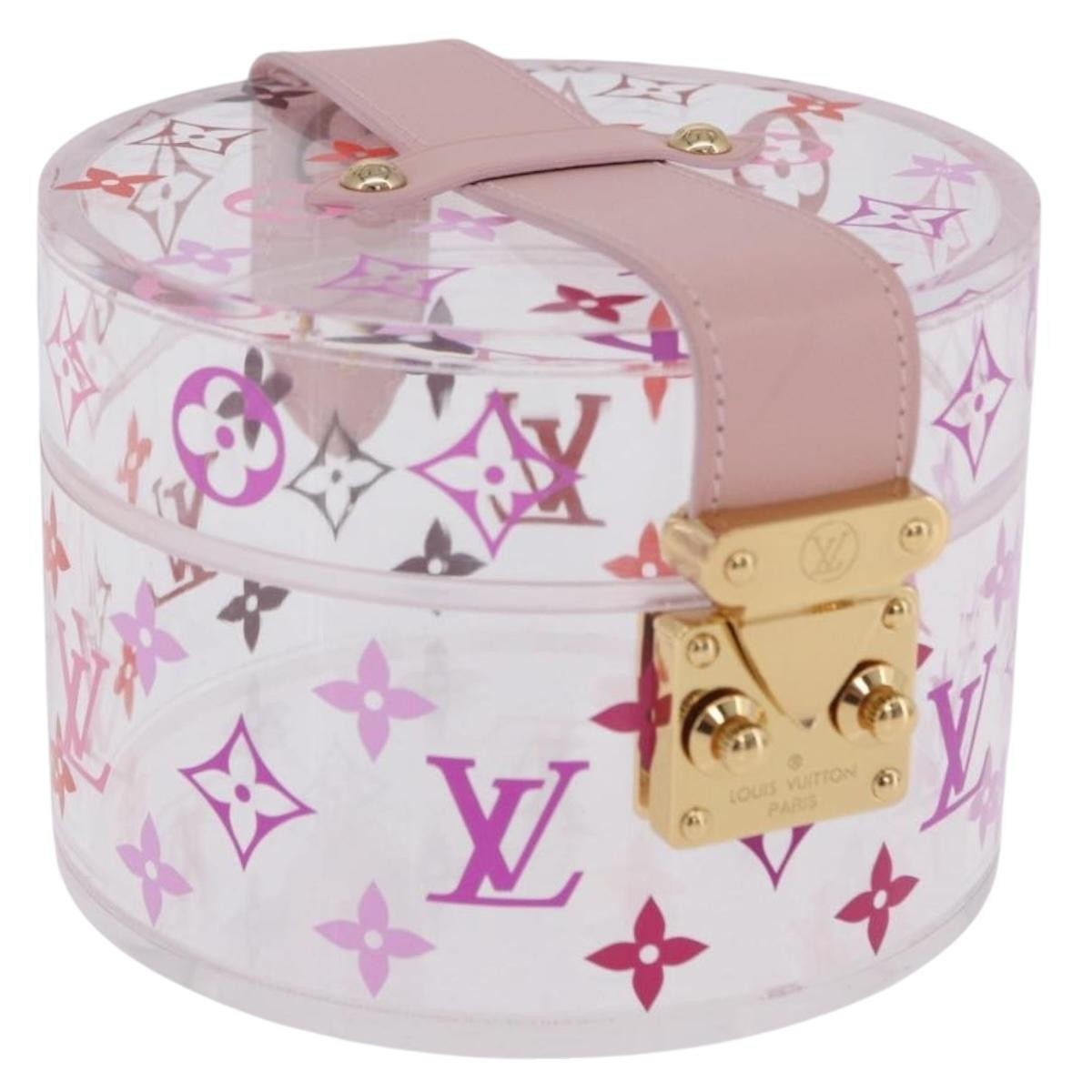 Louis Vuitton Box Scott Trunk Monogram Plexiglass Clear Plastic Wallets Accessory (Pre-Owned)